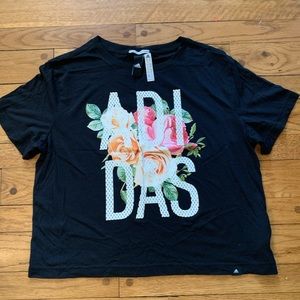 Adidas womens cropped top